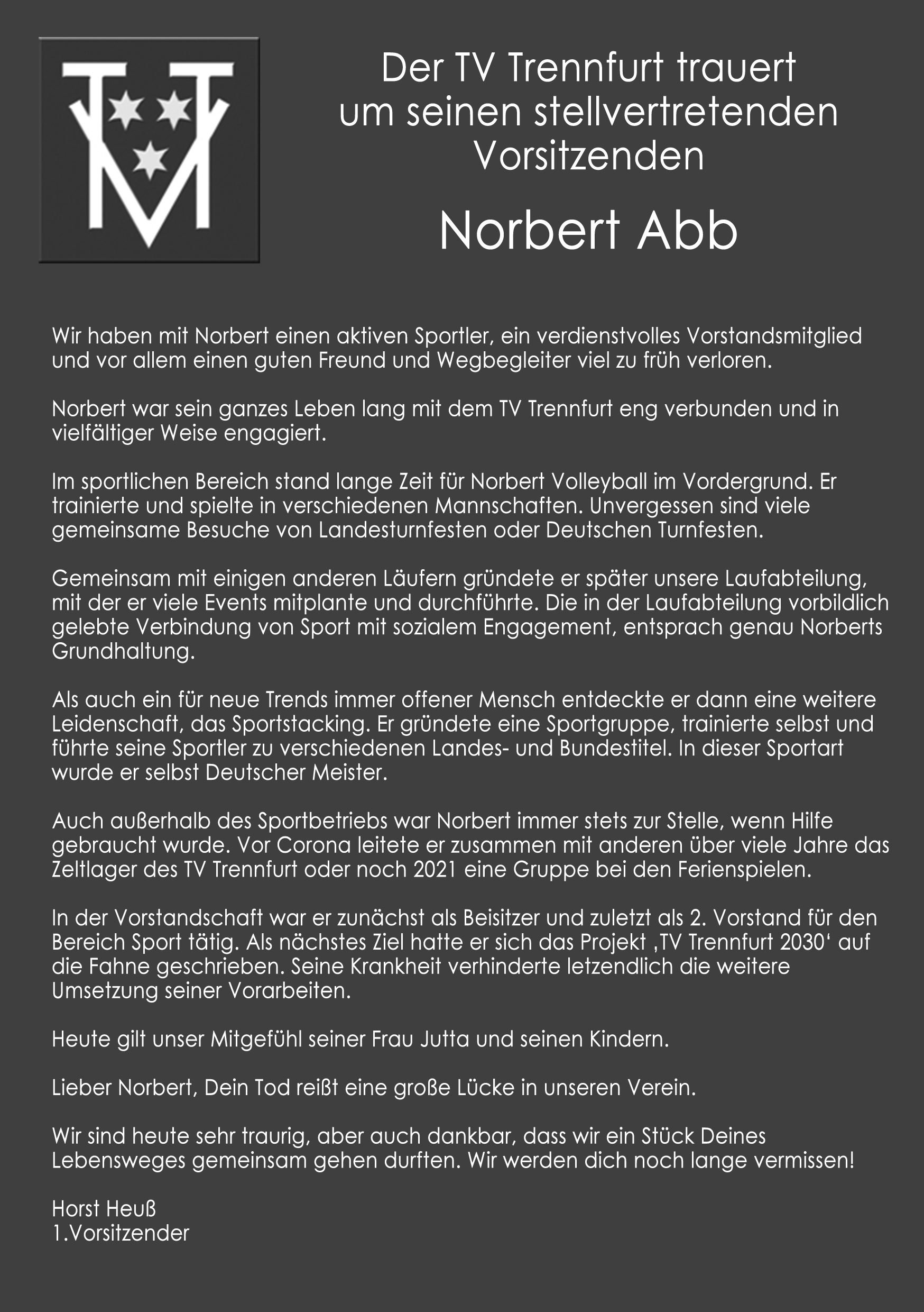 Nachruf Norbert Abb